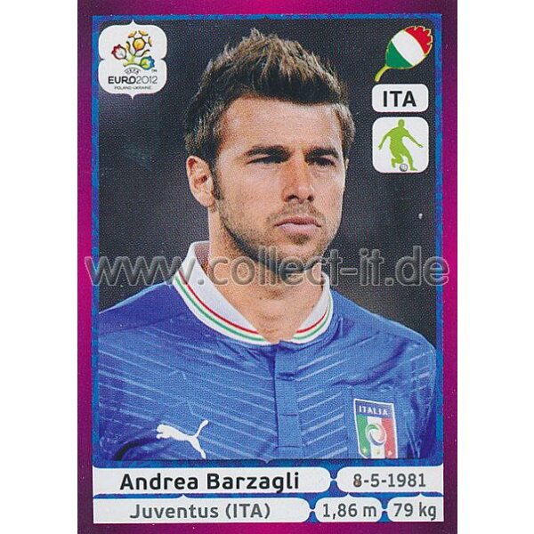 Panini EM 2012 deutsche Version - Sticker 319 - Andrea Barzagli