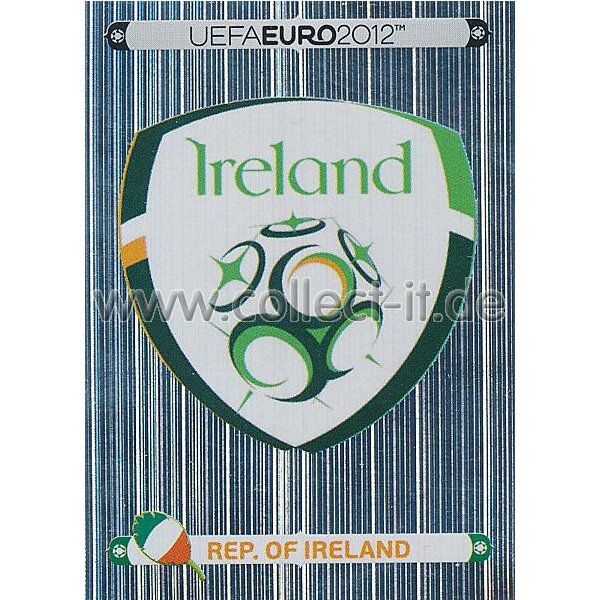 Panini EM 2012 deutsche Version - Sticker 340 - Logo -  Irland