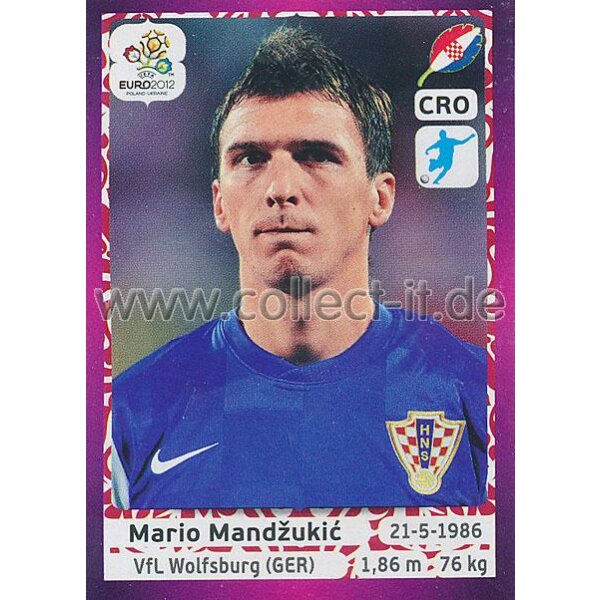 Panini EM 2012 deutsche Version - Sticker 391 - Mario Mandzukic