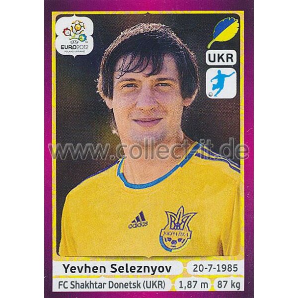 Panini EM 2012 deutsche Version - Sticker 420 - Yevhen Seleznyov