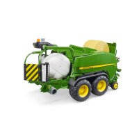 Bruder 2032 - John Deere Rundballen- Presswickelkombination C441R