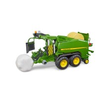 Bruder 2032 - John Deere Rundballen- Presswickelkombination C441R