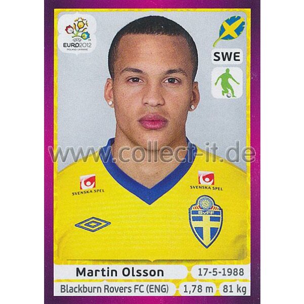 Panini EM 2012 deutsche Version - Sticker 438 - Martin Olsson