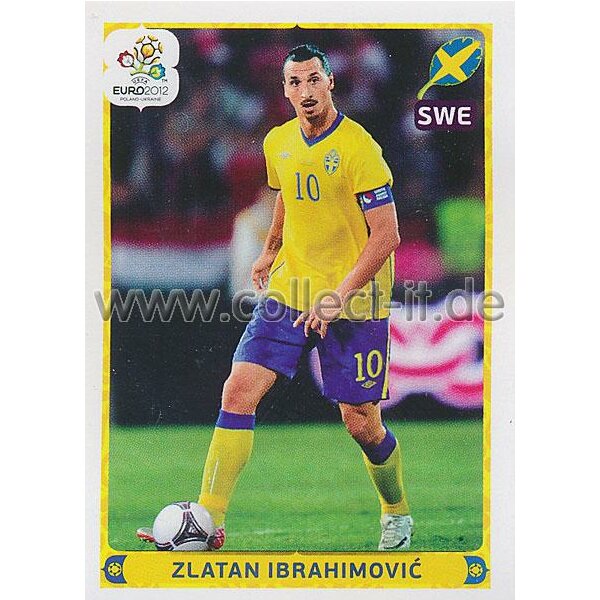 Panini EM 2012 deutsche Version - Sticker 454 - Zlatan Ibrahimovic