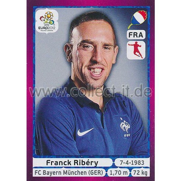 Panini EM 2012 deutsche Version - Sticker 474 - Franck Ribery