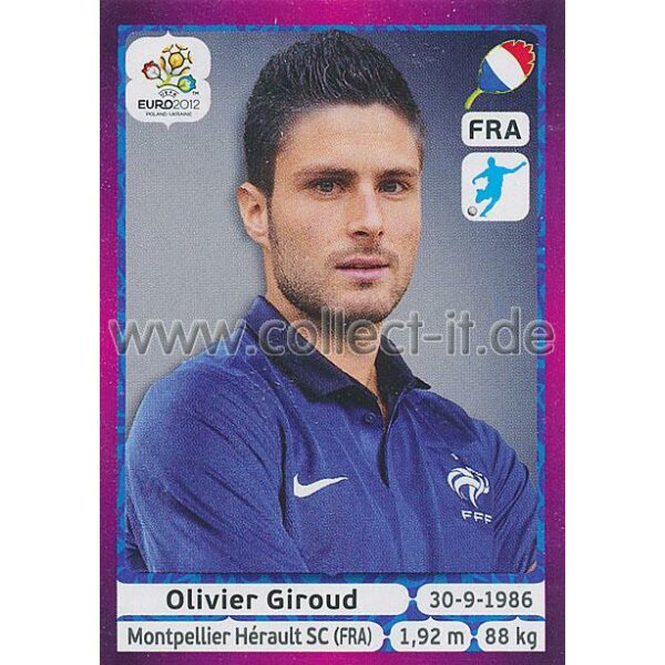 Panini EM 2012 deutsche Version - Sticker 477 - Olivier Giroud