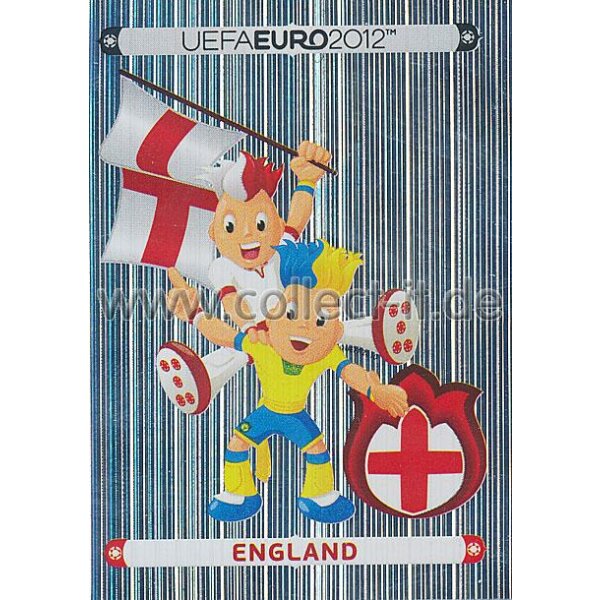 Panini EM 2012 deutsche Version - Sticker 484 - Maskottchen - England