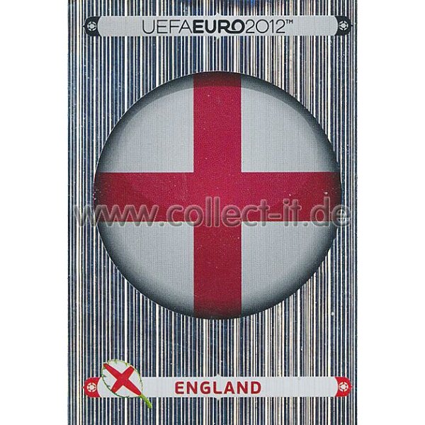 Panini EM 2012 deutsche Version - Sticker 485 - Logo - England