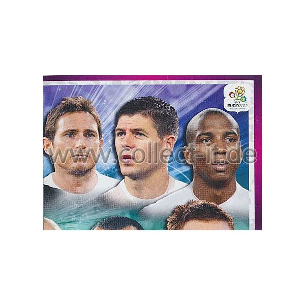 Panini EM 2012 deutsche Version - Sticker 487 - Team - England