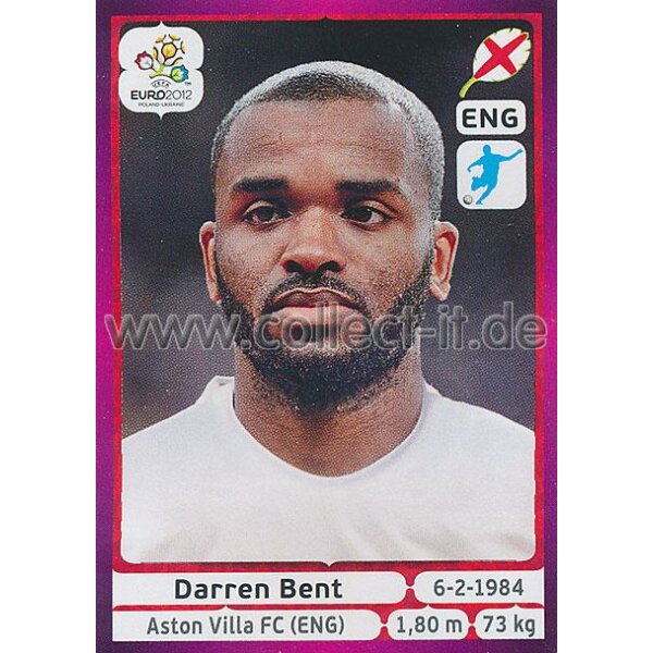 Panini EM 2012 deutsche Version - Sticker 508 - Darren Bent