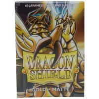 Dragon Shield Matte Sleeves - Gold (60 Sleeves)