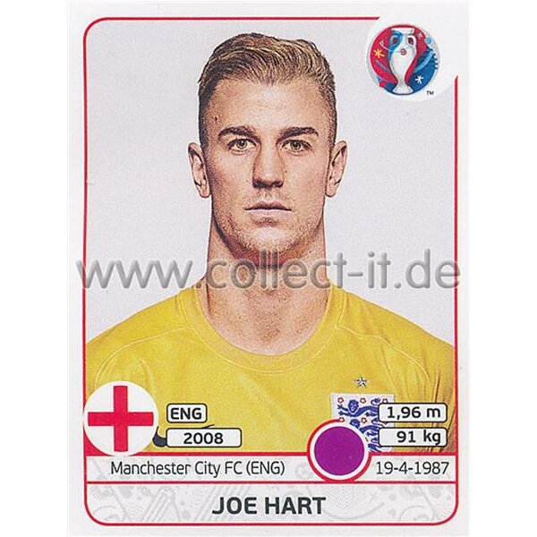 EM 2016 - Sticker 129 - Joe Hart