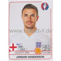 EM 2016 - Sticker 138 - Jordan Henderson