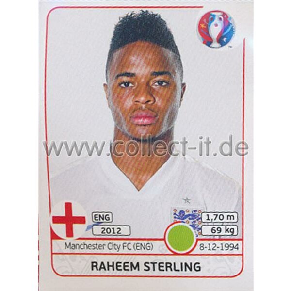EM 2016 - Sticker 144 - Raheem Sterling