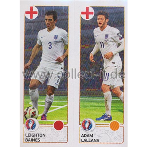 EM 2016 - Sticker 152 - Leighton Baines - Adam Lallana