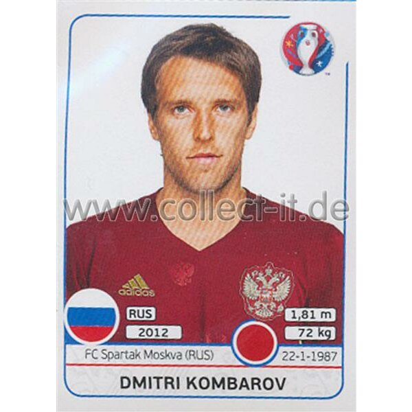 EM 2016 - Sticker 168 - Dmitri Kombarov