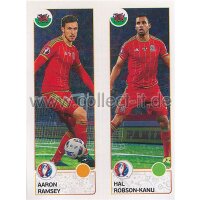 EM 2016 - Sticker 206 - Aaron Ramsey - Hal Robson-Kanu