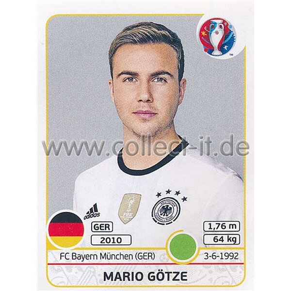 EM 2016 - Sticker 257 - Mario Götze