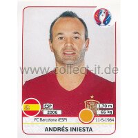EM 2016 - Sticker 363 - Andres Iniesta