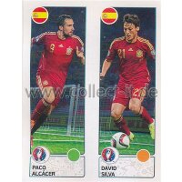 EM 2016 - Sticker 378 - Paco Alcacer - David Silva