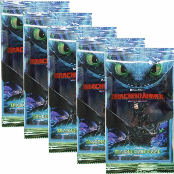 Dragons Trading Cards Serie 3 (2019) - Die geheime Welt - 5 Booster