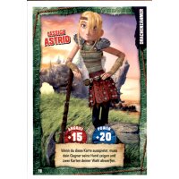 78 - Lässige Astrid - Drachenzähmer Karte -...