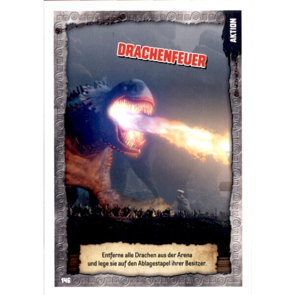 146 - Drachenfeuer - Aktionskarte - Dragons 3 - Die geheime Welt