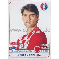 EM 2016 - Sticker 439 - Vedran Corluka