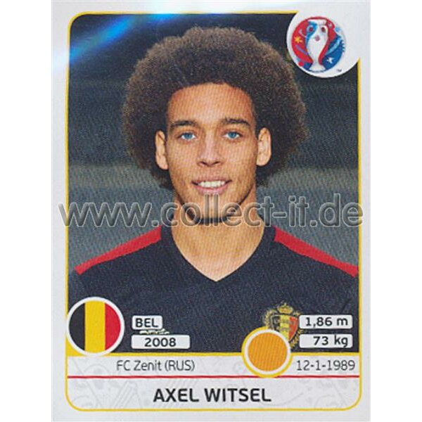 EM 2016 - Sticker 475 - Axel Witsel