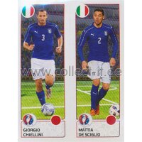 EM 2016 - Sticker 493 - Giorgio Chiellini - Mattia De...