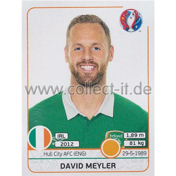 EM 2016 - Sticker 525 - David Meyler