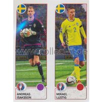 EM 2016 - Sticker 544 - Andreas Isaksson - Mikael Lustig