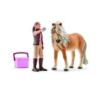 Schleich - Pferdepflegerin mit Island Pony Stute (41431)