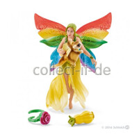 Schleich - Regenbogenelfe Meena mit Flughörnchen (41437)