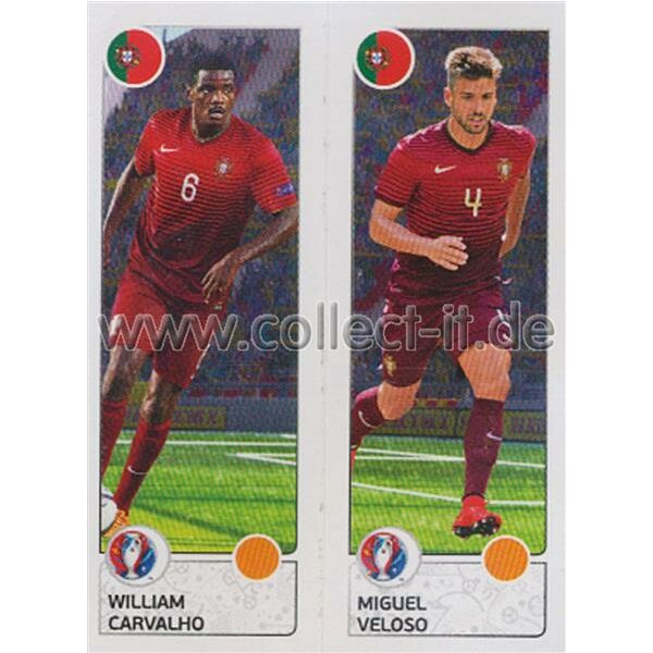 EM 2016 - Sticker 601 - William Carvalho - Miguel Veloso