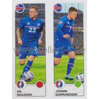 EM 2016 - Sticker 606 - Ari Skulason - Johann Gudmundsson