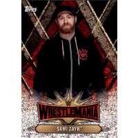 Karte WM18 - Sami Zayn - Wrestlemania - WWE Champions 2019