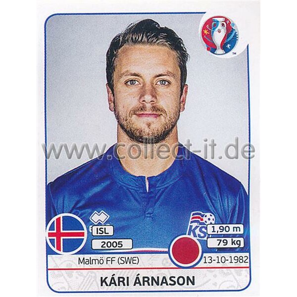 EM 2016 - Sticker 615 - Kari arnason