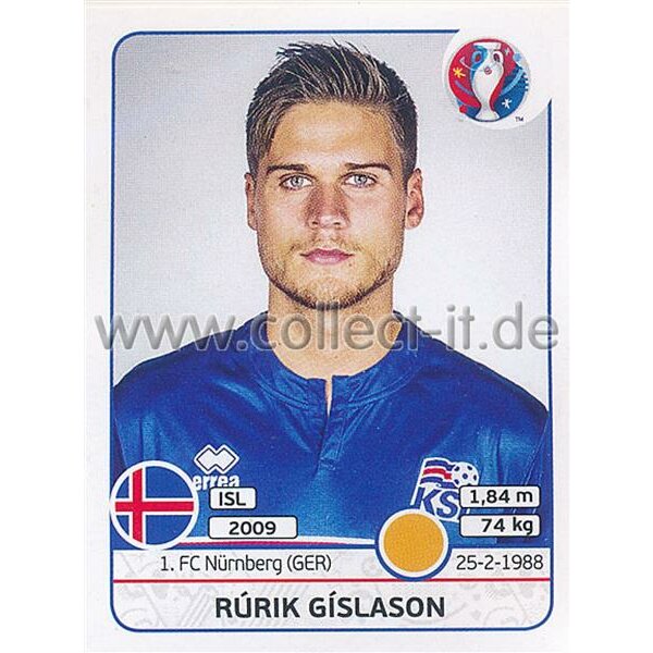 EM 2016 - Sticker 620 - Rurik Gislason