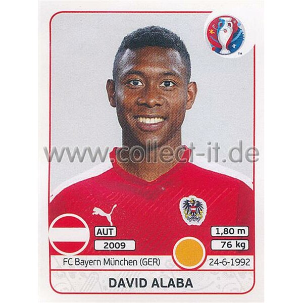 EM 2016 - Sticker 638 - David Alaba