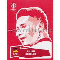 Panini EM Euro 2016 Sticker Coca Cola - 15 - Julian Draxler