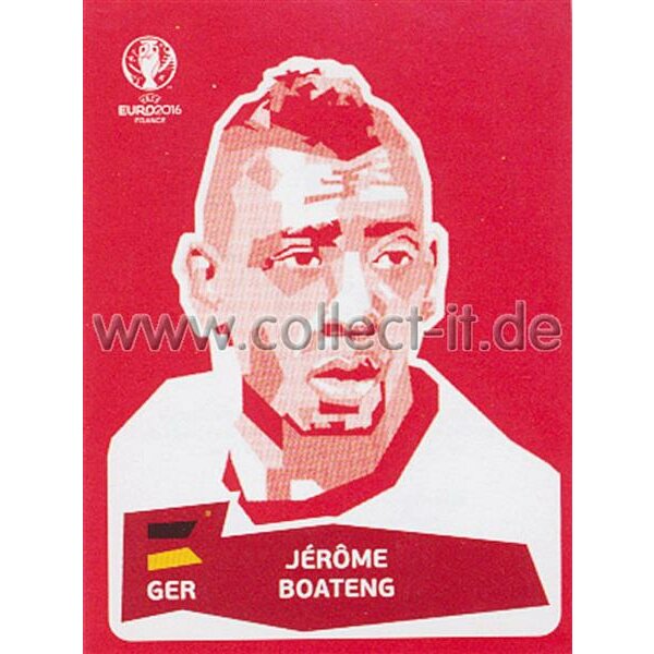 Panini EM Euro 2016 Sticker Coca Cola - 17 - Jerome Boateng