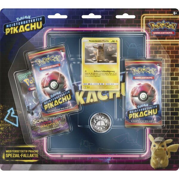 Meisterdetektiv Pikachu - Spezial-Fallkarte - 3-Pack Blister - Deutsch