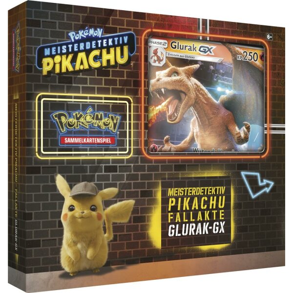 Meisterdetektiv Pikachu - Fallkarte Glurak GX - Deutsch
