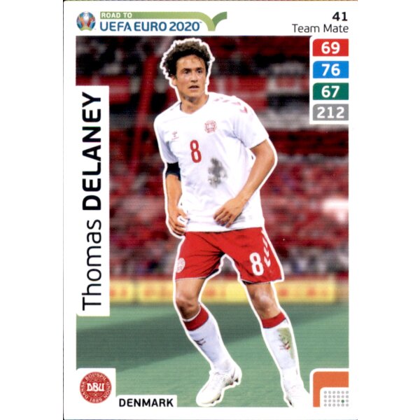 Karte 41 - Road to EURO EM 2020 - Thomas Delaney - Team Mate