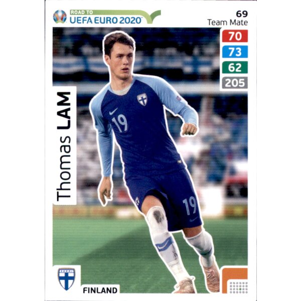 Karte 69 - Road to EURO EM 2020 - Thomas Lam - Team Mate