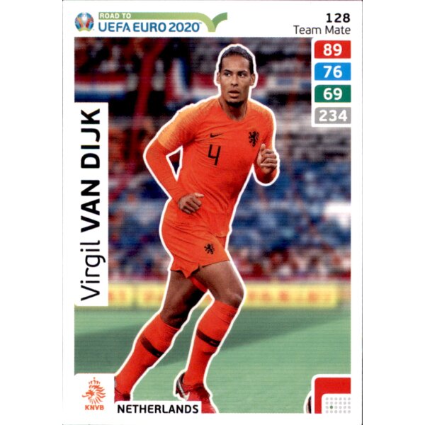 Karte 128 - Road to EURO EM 2020 - Virgil van Dijk - Team Mate