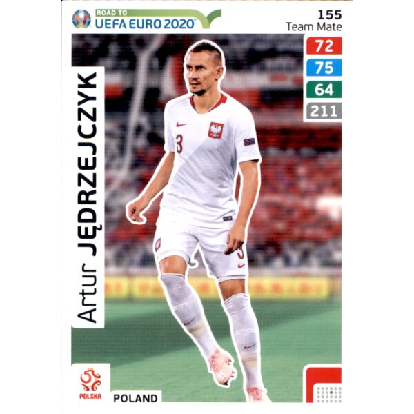 Karte 155 - Road to EURO EM 2020 - Artur Jedrzejczyk - Team Mate