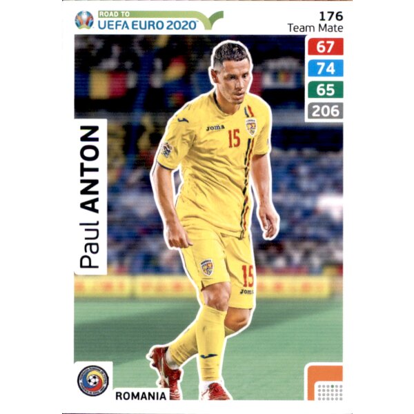 Karte 176 - Road to EURO EM 2020 - Paul Anton - Team Mate