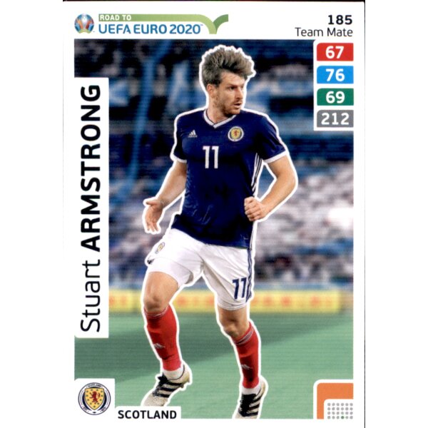 Karte 185 - Road to EURO EM 2020 - Stuart Armstrong - Team Mate